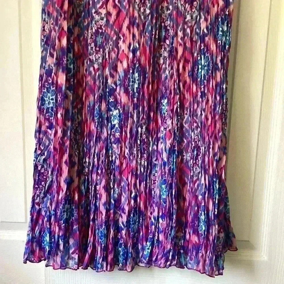 Ruby Rd Multi Colored Boho Maxi Skirt Size 4P - Picture 6 of 10